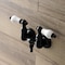 Kingston Brass AE35T0 3-3/8 Inch Wall Mount Tub Faucet, Matte Black AE35T0 - alternate 2